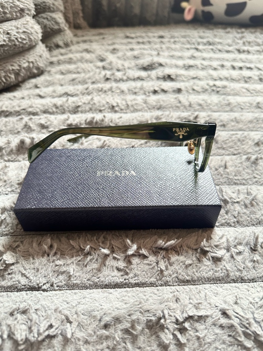 Prada Olive Green Glasses - Picture 5 of 8